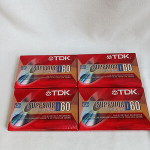 TDK D60 Normal Bias Audio Cassette